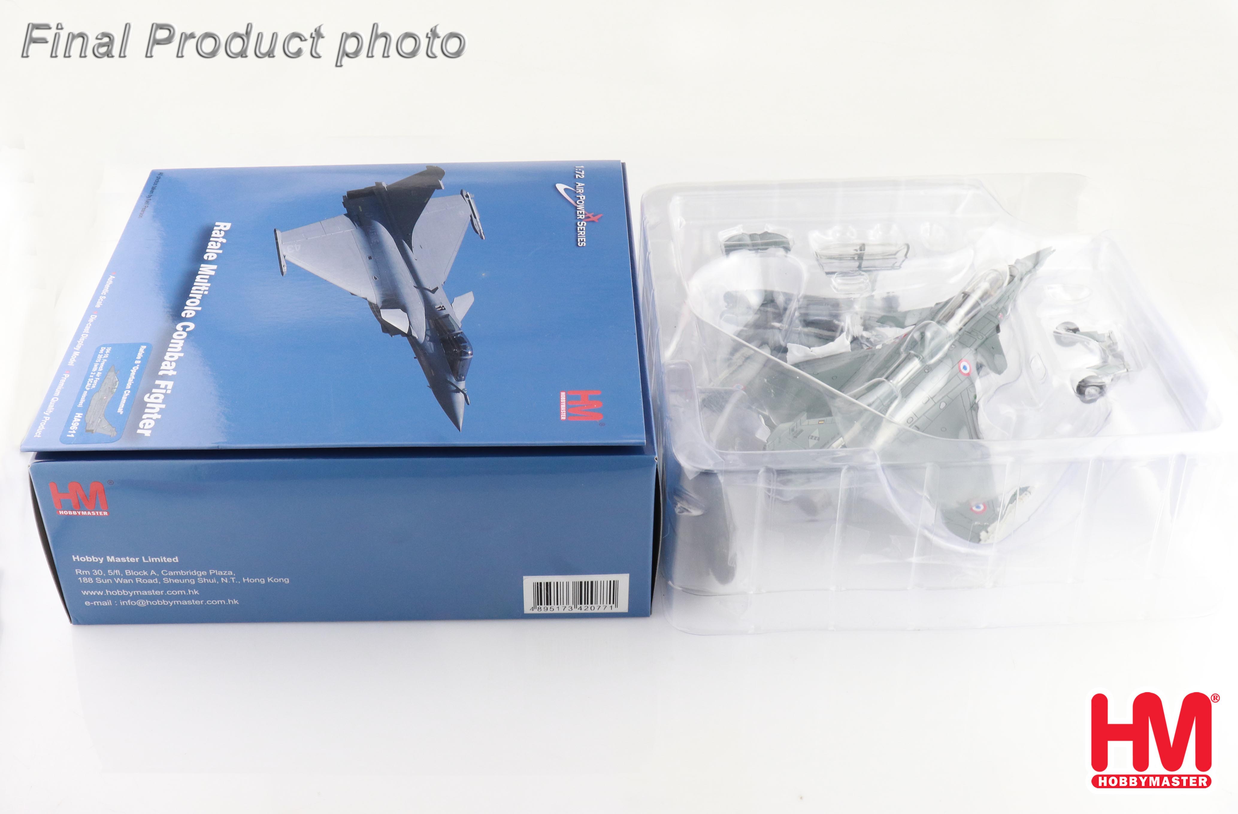 航空機・ヘリコプター Hobby Master 1/72 Rafale C HA9601 Rafale C Multirole Combat Fighter 118-EF, Armee de l 'Air